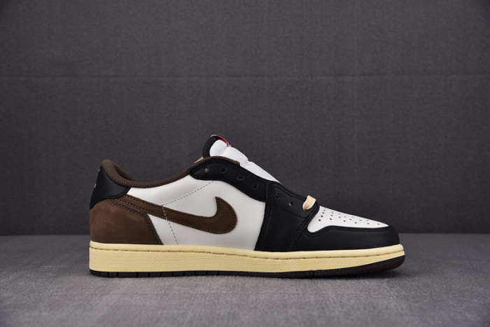 TRAVIS SCOTT X AIR JORDAN 1 LOW DARK MOCHA BLACK CQ4277-105