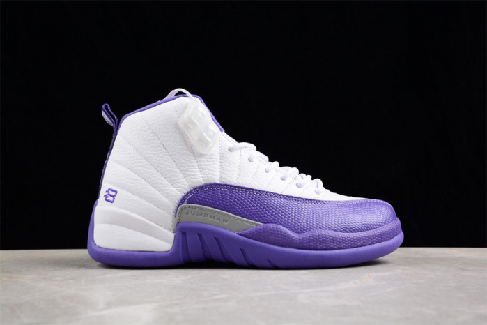 AIR JORDAN 12 RETRO WHITE AND PURPLE