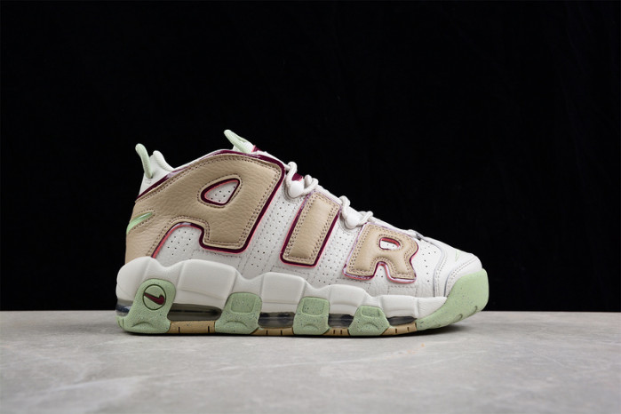 NIKE AIR MORE UPTEMPO SHOES "EARTHY" LIGHT BONE DX8955-001