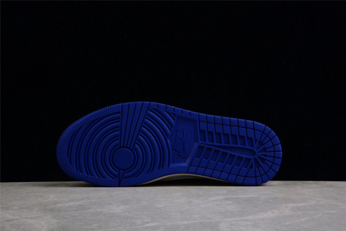 TRAVIS SCOTT X AIR JORDAN 1 LOW SAIL/WHITE/ROYAL BLUE DM9868-218