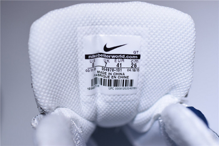 Nike mens AIR MAX 95 OG “SLATE” white/ blue 554970-131