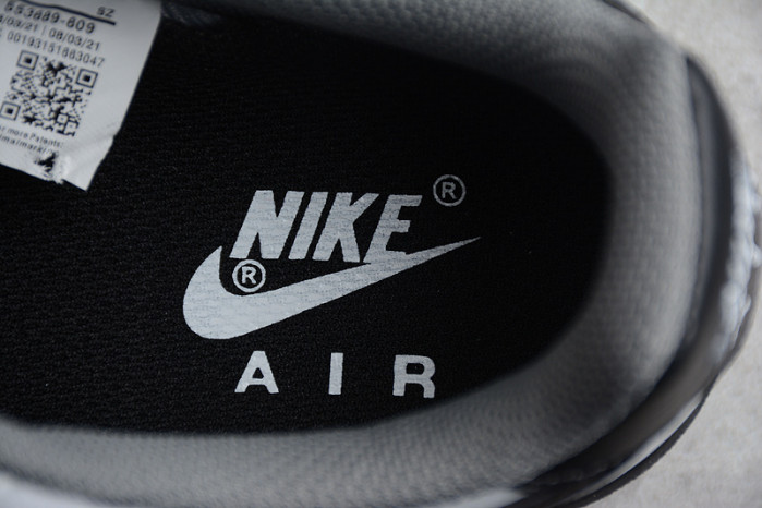 Nike Air Force 1 Low White Dark Grey Black Shoes 553689-609