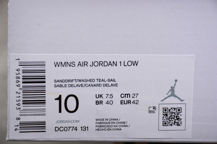 Jordan 1 Low Tropical Teal (W) DC0774-131