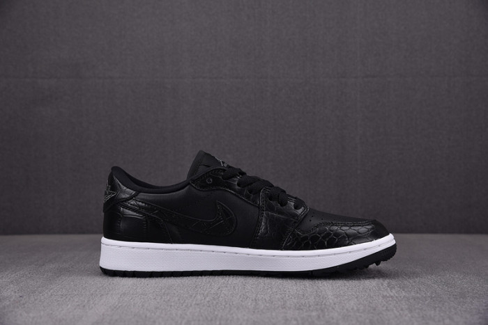 Jordan 1 Retro Low Golf Black Croc DD9315-003