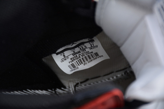 AIR JORDAN 1 High OG “Black Toe” white/ black-varsity red 555088-125