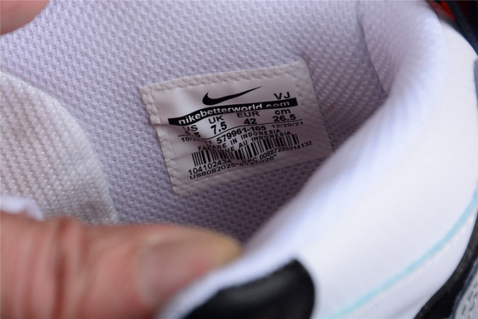 Nike Air Flight 13 Mid White Wolf Grey Total Orange Black 579961-105