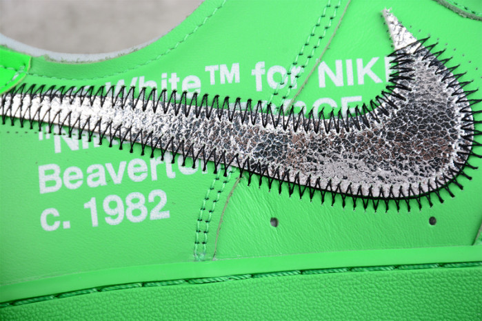OFW x Nike Air Force 1 Low “Light Green Spark” DX1419-300