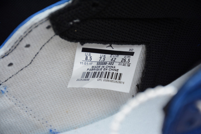 AIR JORDAN 1 OG “Game Royal” blue 555088-403