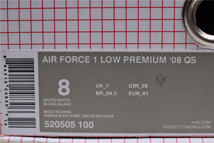 Air Force 1 Low Premium 08 Qs 