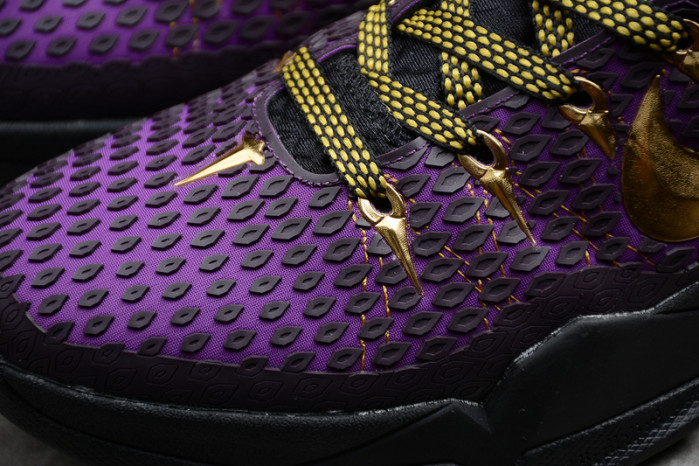 NIKE ZOOM KOBE VII BLACK PURPLE-GOLD 511371-005