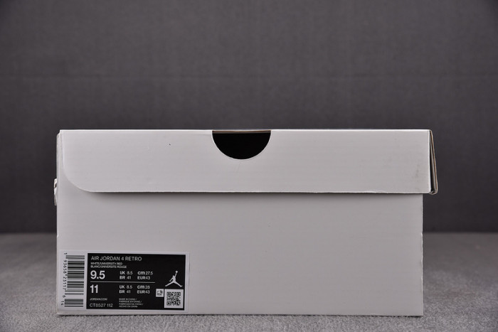 Air Jordan 4 Retro “Pure Money” Red Metallic CT8527-112