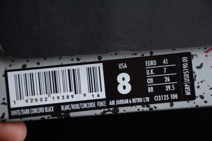 Air Jordan 6 Flint Grey CI3125-100