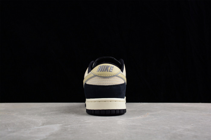 Nike Dunk Low LX Black Suede Team Gold (W) DV3054-001