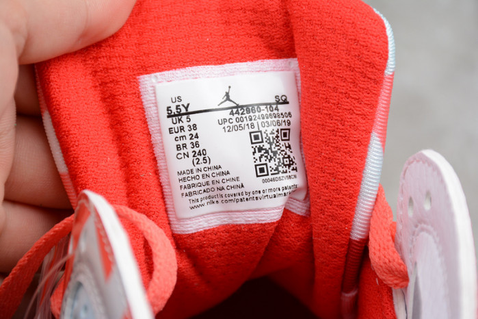 Air Jordan 7 Girls White Topaz Mist Ember Glow 442960-104