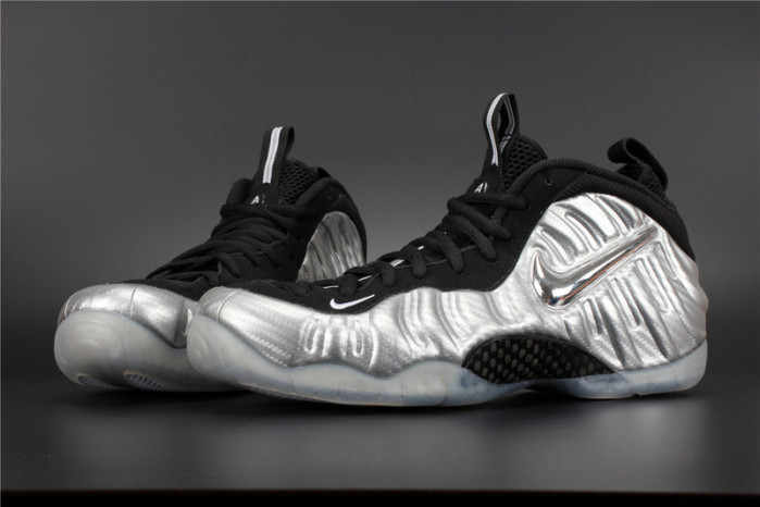 Nike Air Foamposite Pro PRM “Silver Surfer” metallic silver mens 616750-004